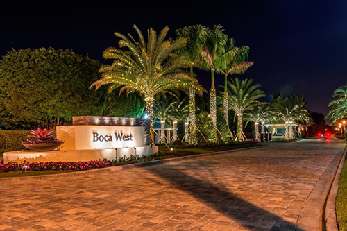 Boca West Country Club New Entrance